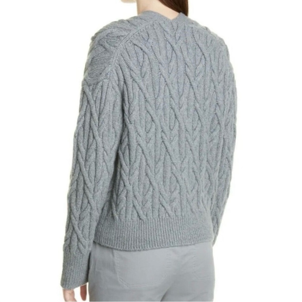 Vince Women’s Interlocking Cable Wool-Cashmere-Bl… - image 4